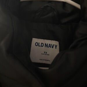 Old Navy Black Faux Leather Jacket